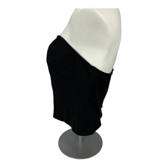 Torrid Black Strapless Sweetheart Neckline Top Size 1 - Picture 2 of 7